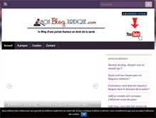 Tablet Screenshot of mon-blog-juridique.com